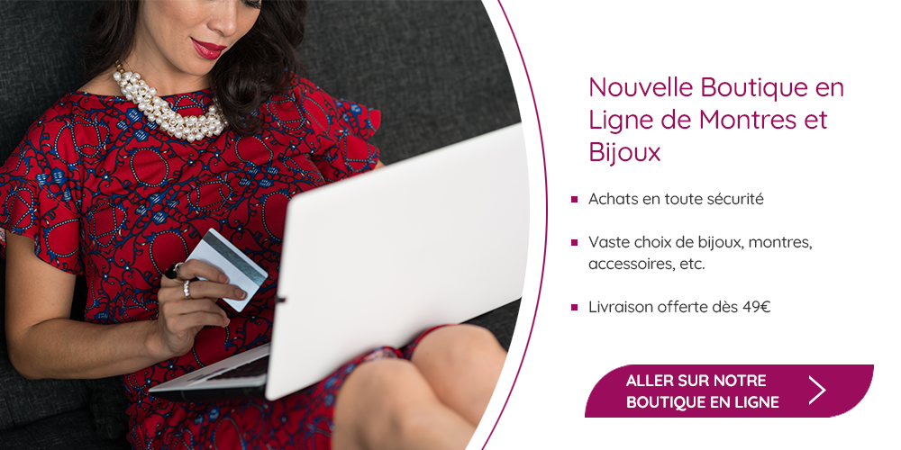 Nouvel e-commerce de bijoux: Aller sur notre e-boutique