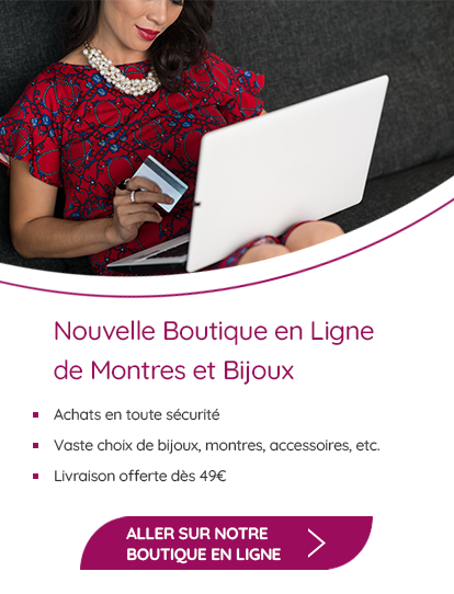 Nouvel e-commerce de bijoux: Aller sur notre e-boutique